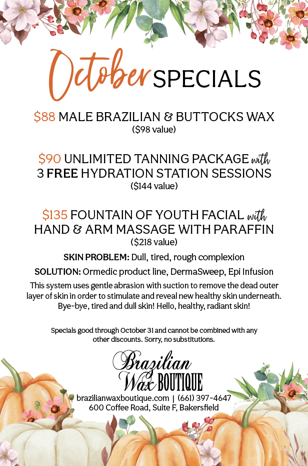 Brazilian Wax Boutique October Special